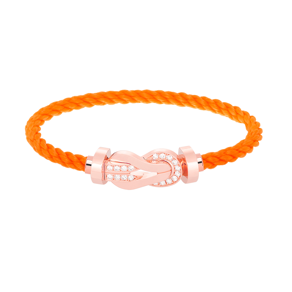[Mystic]CHANCE LARGE 8 FIGURE BUCKLE HALF DIAMOND BRACELET ROSE GOLD