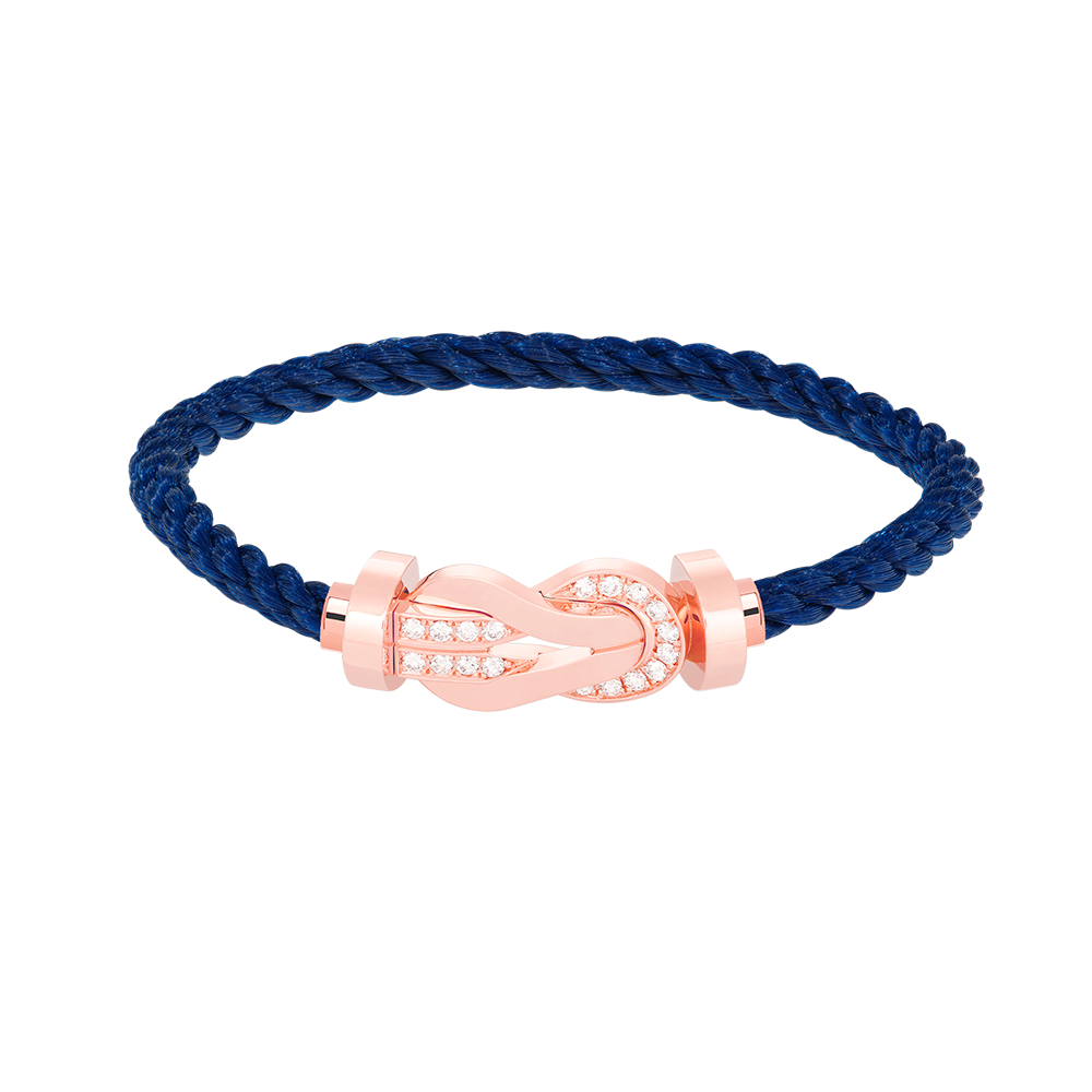 [Mystic]CHANCE LARGE 8 FIGURE BUCKLE HALF DIAMOND BRACELET ROSE GOLD