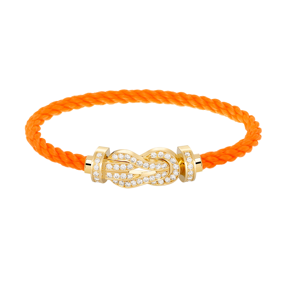 [Mystic]CHANCE LARGE 8 FIGURE BUCKLE FULLDIAMOND BRACELET GOLD