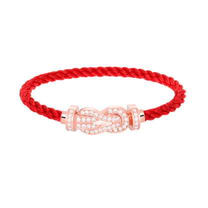 [Mystic]CHANCE LARGE 8 FIGURE BUCKLE FULL DIAMOND BRACELET ROSE GOLD