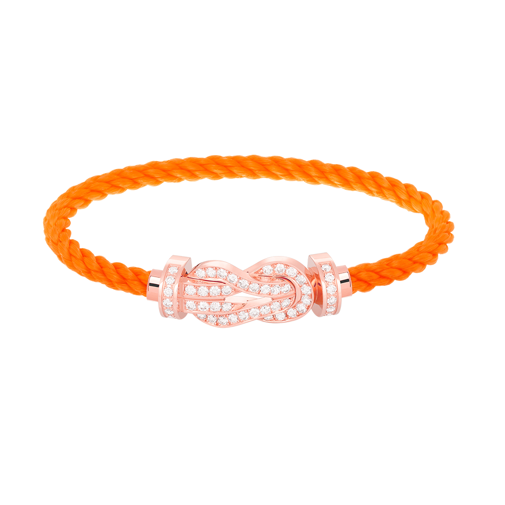 [Mystic]CHANCE LARGE 8 FIGURE BUCKLE FULL DIAMOND BRACELET ROSE GOLD
