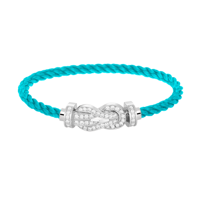 [Mystic]CHANCE LARGE 8 FIGURE BUCKLE FULL DIAMOND BRACELET SILVER