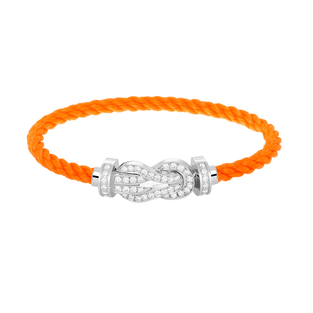[Mystic]CHANCE LARGE 8 FIGURE BUCKLE FULL DIAMOND BRACELET SILVER