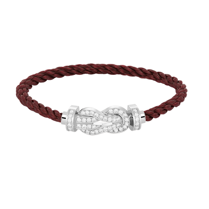 [Mystic]CHANCE LARGE 8 FIGURE BUCKLE FULL DIAMOND BRACELET SILVER