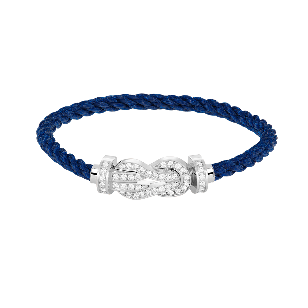 [Mystic]CHANCE LARGE 8 FIGURE BUCKLE FULL DIAMOND BRACELET SILVER