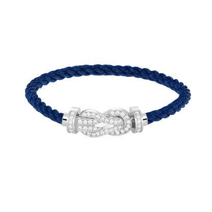 [Mystic]CHANCE LARGE 8 FIGURE BUCKLE FULL DIAMOND BRACELET SILVER