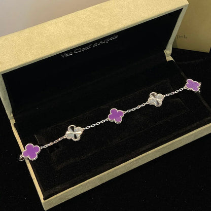 [Mystic-new] CLOVER 5 MOTIF VIOLET BRACELET COLLECTION
