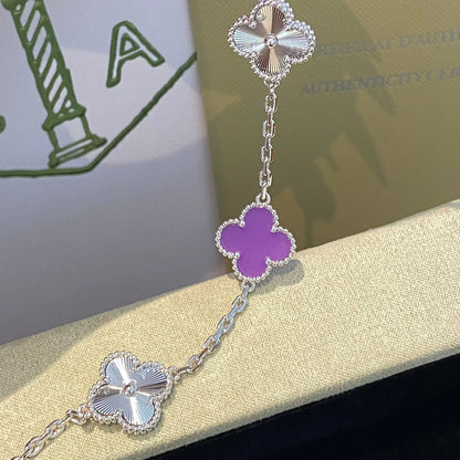 [Mystic-new] CLOVER 5 MOTIF VIOLET BRACELET COLLECTION
