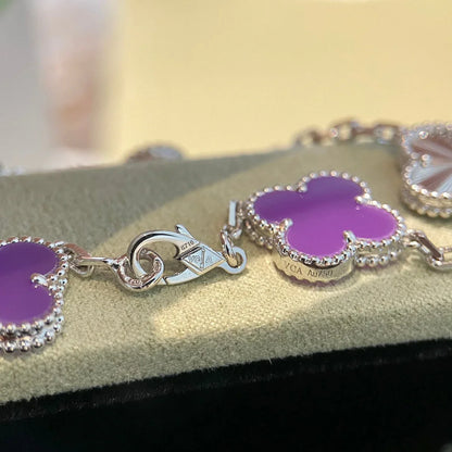 [Mystic-new] CLOVER 5 MOTIF VIOLET BRACELET COLLECTION