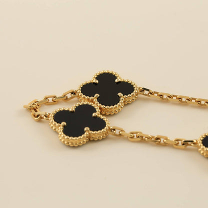 [Mystic-new] CLOVER 5 MOTIF ONYXS BRACELET COLLECTION
