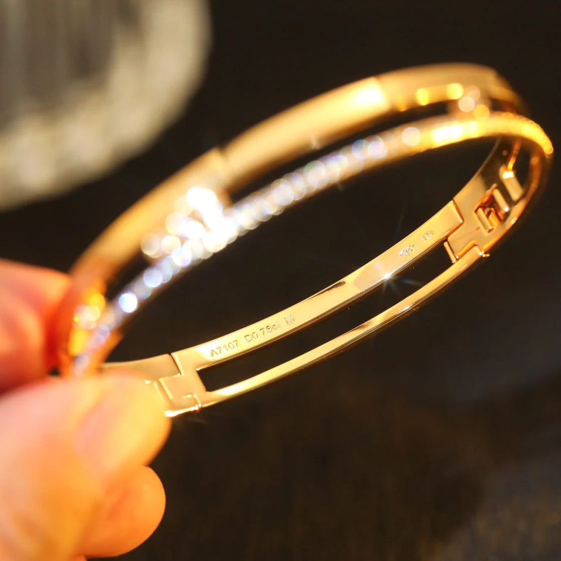 [Mystic JURI]Move Romane Diamond Bangle Bracelet