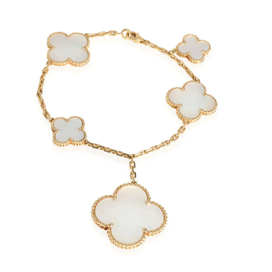 [Mystic]MAGIC CLOVER MOP GOLD BRACELET 5 MOTIFS