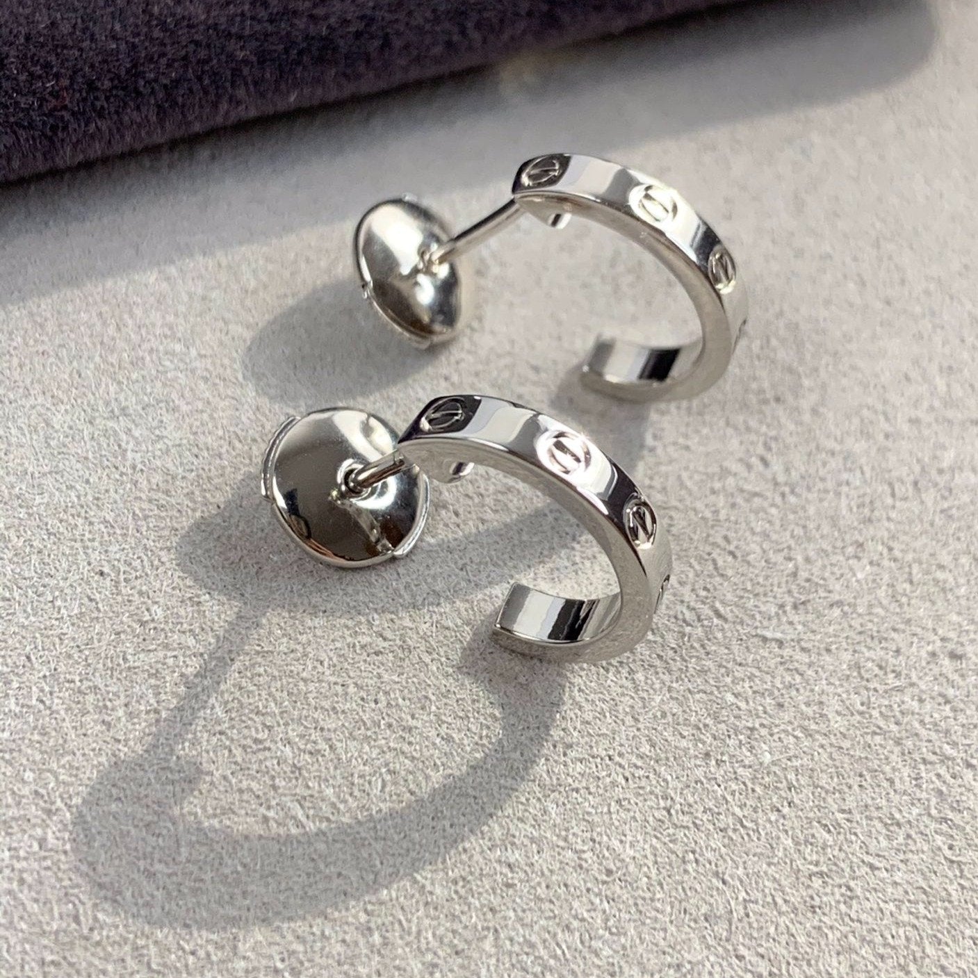 [Mystic]LOVE EARRINGS 2.65MM SILVER