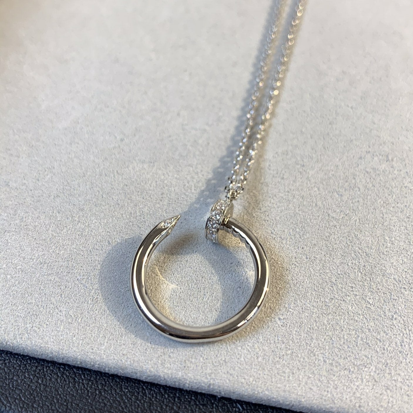 [Mystic]JUSTE NECKLACE SILVER