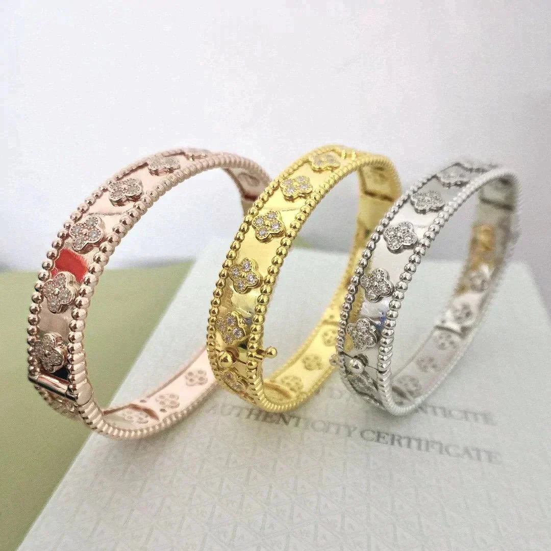 [Mystic]CLOVER BRACELET 8MM DIAMONDS