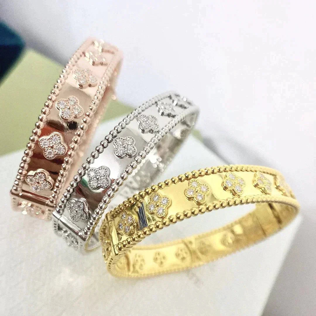 [Mystic]CLOVER BRACELET 8MM DIAMONDS