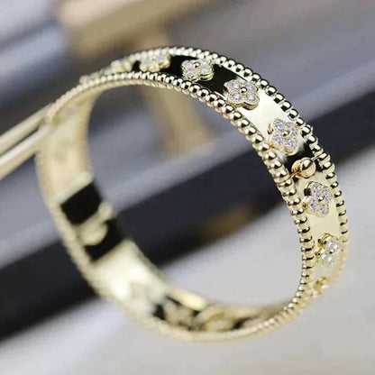 [Mystic]CLOVER BRACELET 8MM DIAMONDS