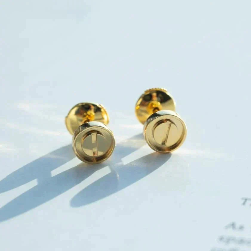 [Mystic]LOVE EARRINGS GOLD 10MM