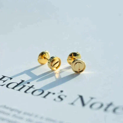 [Mystic]LOVE EARRINGS GOLD 10MM