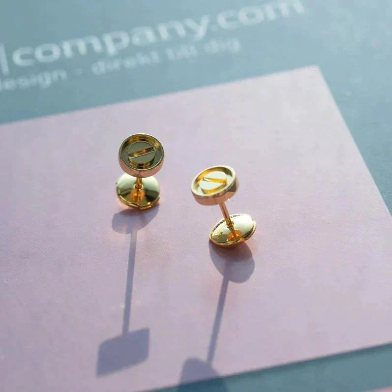 [Mystic]LOVE EARRINGS GOLD 10MM