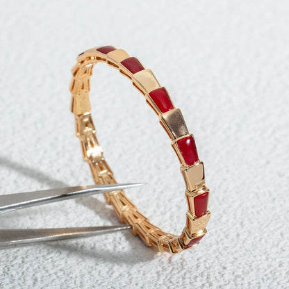 [Mystic]SERPENTI BRACELET PINK GOLD RUBELLITE