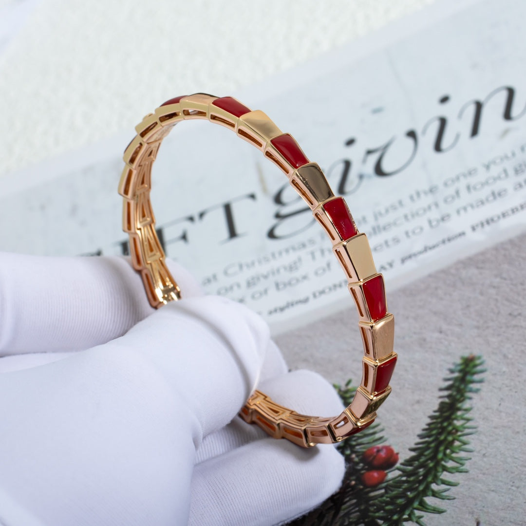 [Mystic]SERPENTI BRACELET PINK GOLD RUBELLITE