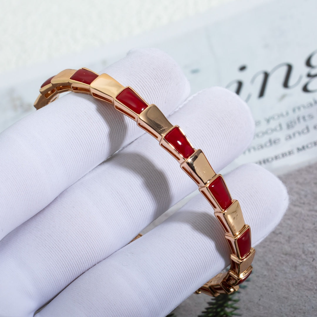 [Mystic]SERPENTI BRACELET PINK GOLD RUBELLITE