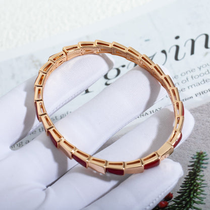 [Mystic]SERPENTI BRACELET PINK GOLD RUBELLITE