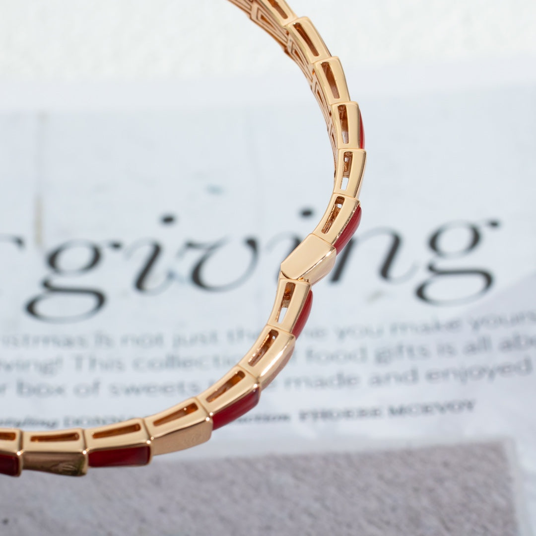 [Mystic]SERPENTI BRACELET PINK GOLD RUBELLITE
