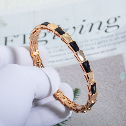 [Mystic]SERPENTI BRACELET PINK GOLD ONYX