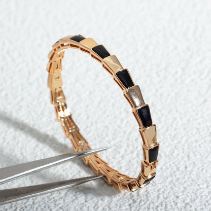 [Mystic]SERPENTI BRACELET PINK GOLD ONYX