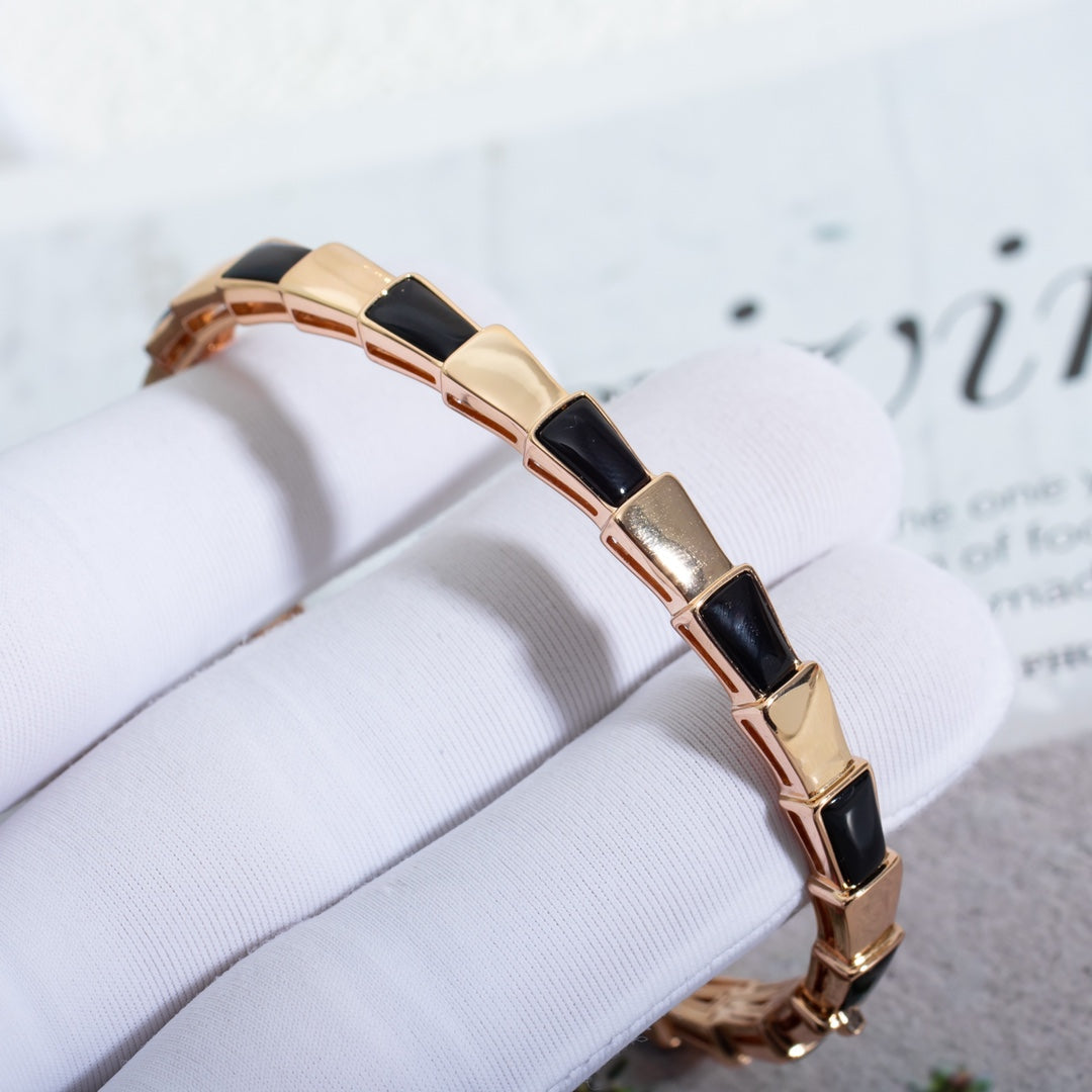 [Mystic]SERPENTI BRACELET PINK GOLD ONYX