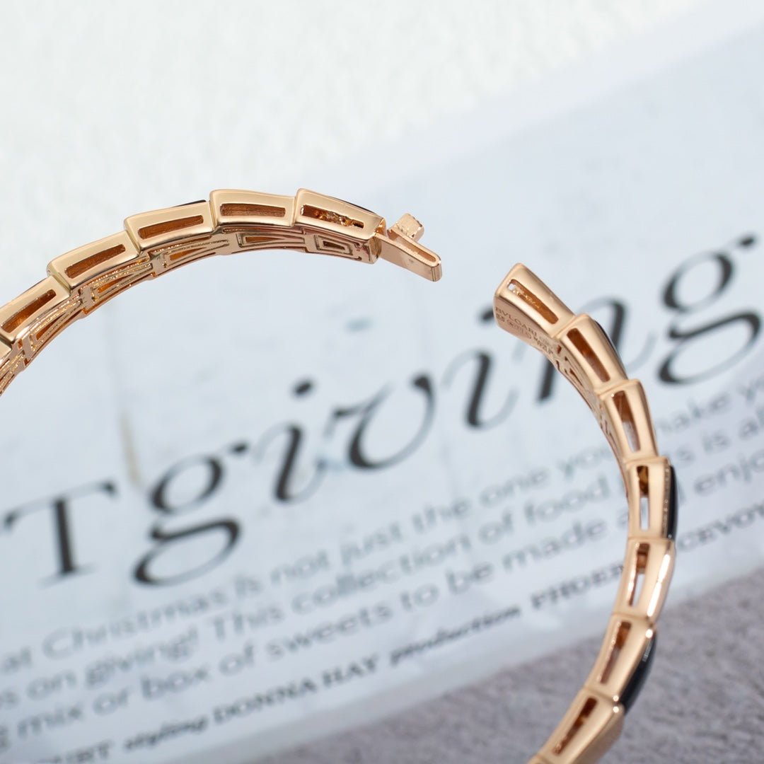 [Mystic]SERPENTI BRACELET PINK GOLD ONYX