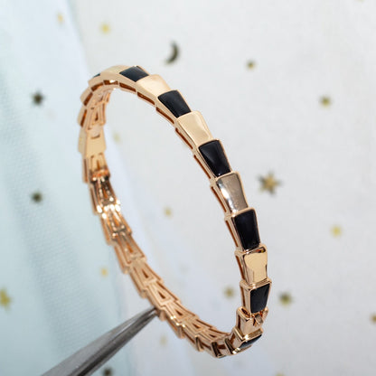 [Mystic]SERPENTI BRACELET PINK GOLD ONYX