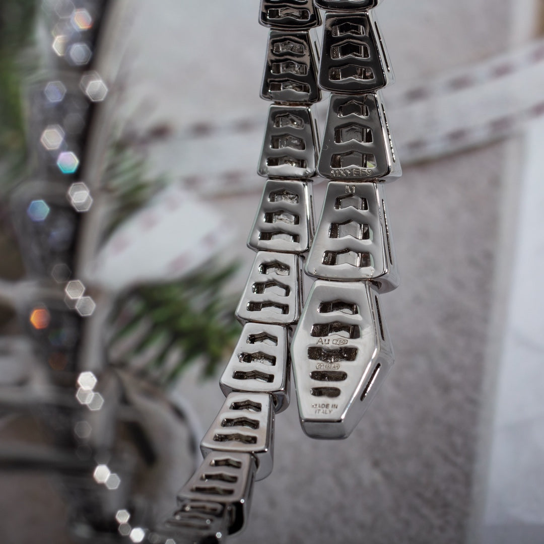 [Mystic]SERPENTI BRACELET 6MM SILVER DIAMOND