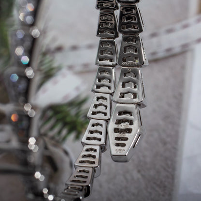 [Mystic]SERPENTI BRACELET 6MM SILVER DIAMOND
