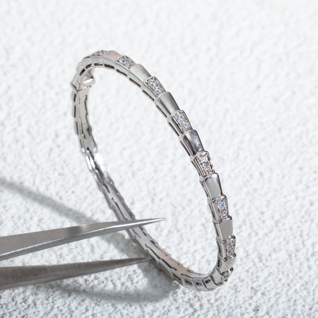 [Mystic]SERPENTI BRACELET SILVER DIAMOND