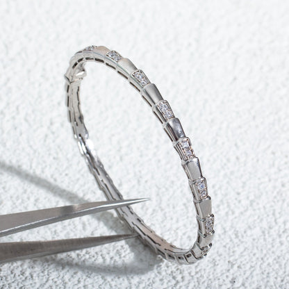 [Mystic]SERPENTI BRACELET SILVER DIAMOND
