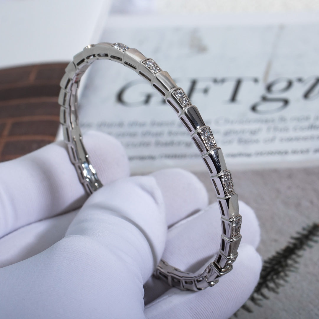 [Mystic]SERPENTI BRACELET SILVER DIAMOND