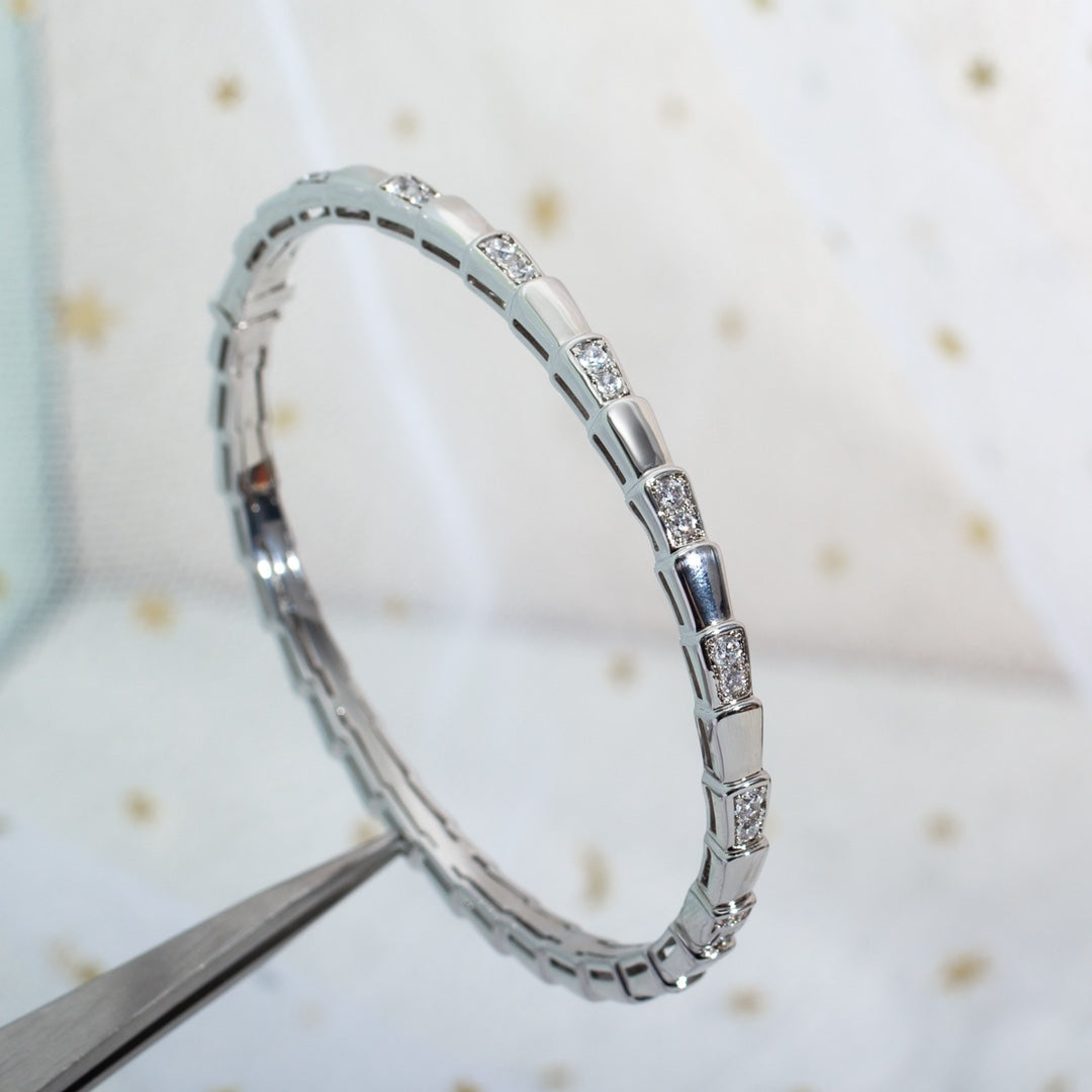 [Mystic]SERPENTI BRACELET SILVER DIAMOND