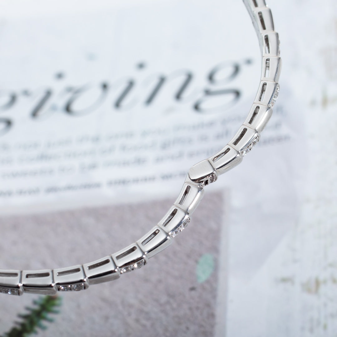 [Mystic]SERPENTI BRACELET SILVER DIAMOND