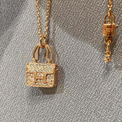 [Mystic]CONSTANCE PEDANT DIAMOND NECKLACE