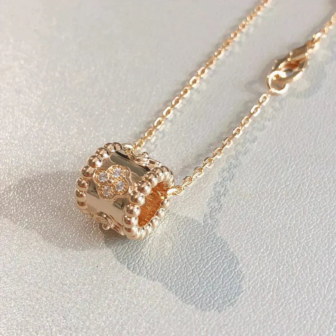 [Mystic]PERLEE PEDANT NECKLACE GOLD / ROSE GOLD
