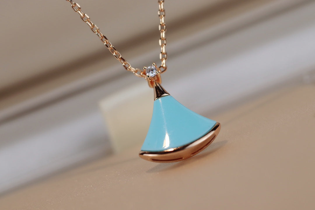 [Mystic]DREAM NECKLACE TURQUOISE PINK GOLD
