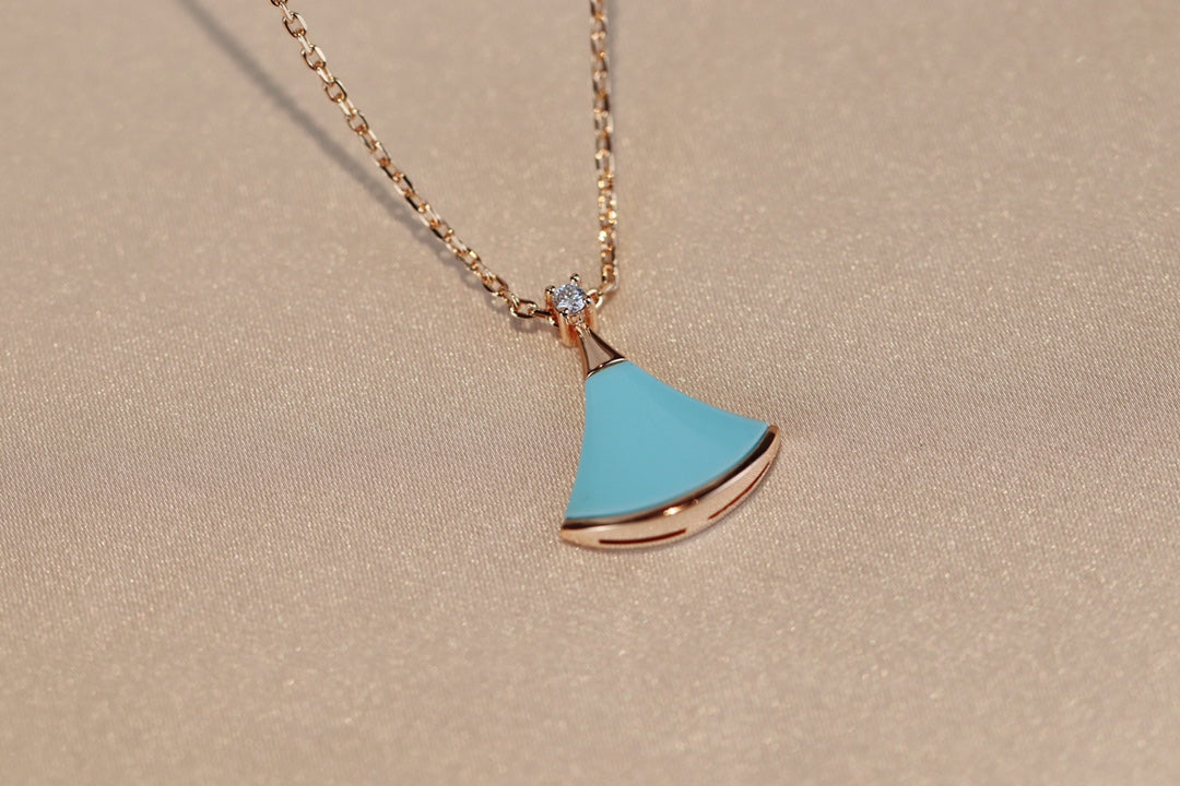 [Mystic]DREAM NECKLACE TURQUOISE PINK GOLD