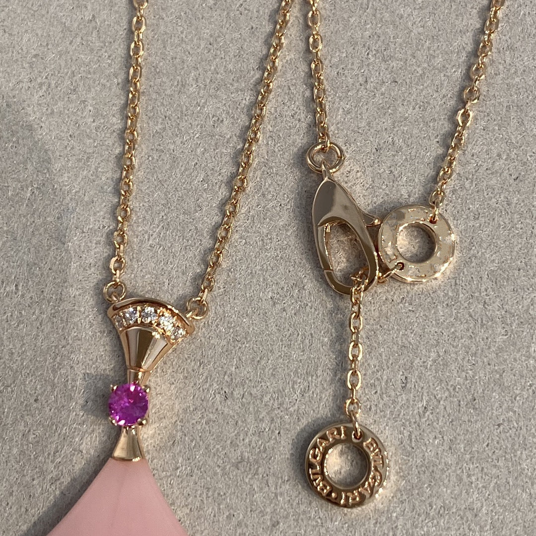 [Mystic]DREAM NECKLACE PINK OPAL