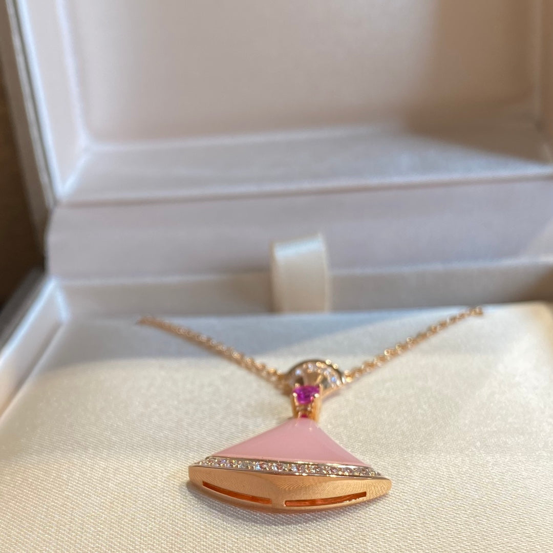 [Mystic]DREAM NECKLACE PINK OPAL