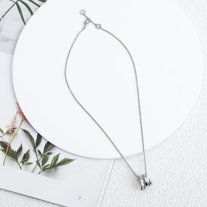 [Mystic]SERPENTI SILVER NECKLACE DIAMOND