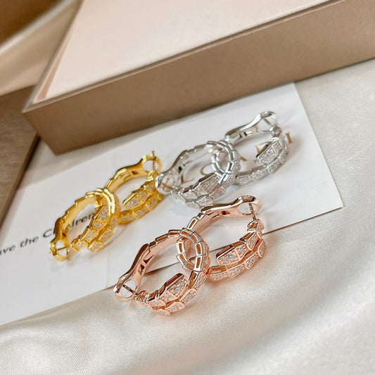 [Mystic]SERPENTI EARRINGS DIAMOND