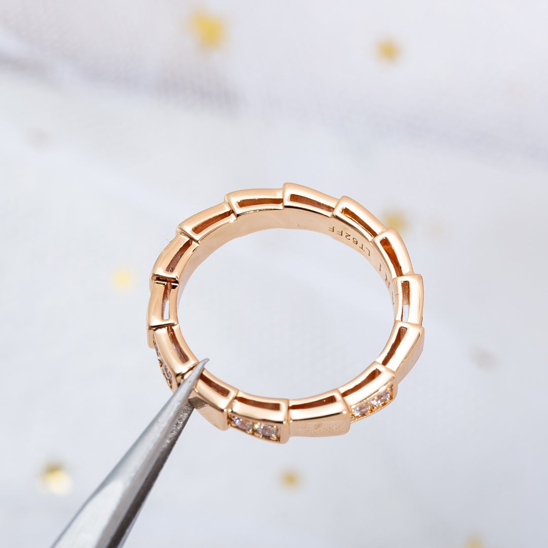 [ミスティック]セルペンティ リング ピンクゴールド 3mm